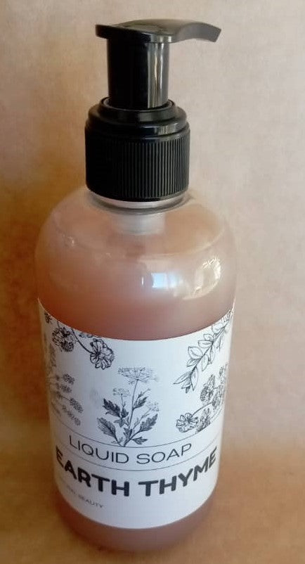 Earth Thyme  Liquid Soap  Rose Vanilla