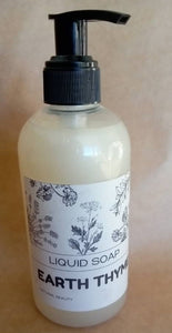Earth Thyme  Liquid Soap  Lavender Vetivier