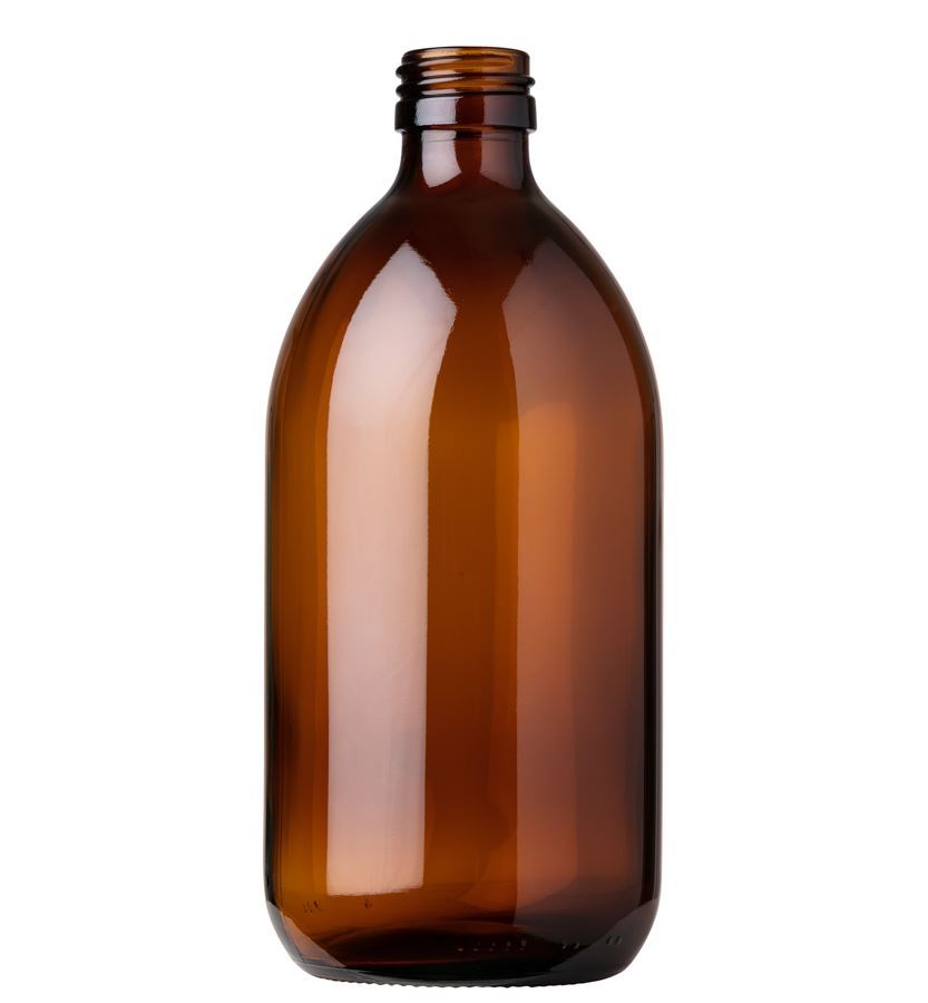 Glass Generic Bottle Amber 100 mls