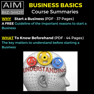 The Basics of Business - Part 1  & 2  ON SALE   DISCOUNTED