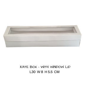 Box- Kate box 30cm x 5.5cm (Out The Box) LOCAL With Window Less 25%