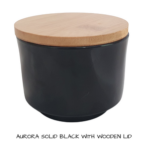 Candle Jar - Aurora Solid Black