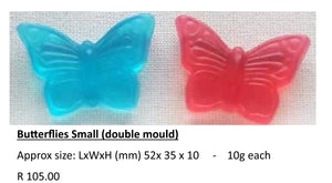 Soap Mould  Small Butterflies 10 grm