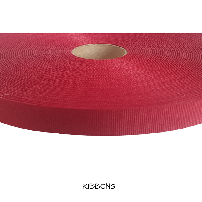 Ribbon  -   Petersham Red by the 1 mtr