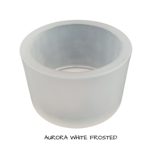 Candle Jar - Aurora Frosted White