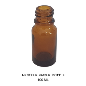 Glass Dropper Bottle Amber 100 mls