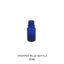 Glass Dropper Bottle Blue 10mls