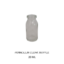 Glass Bottle Clear Penicillin 20 mls