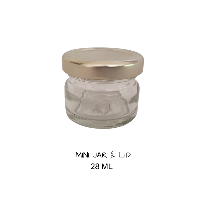 Glass Mini Jam Jar