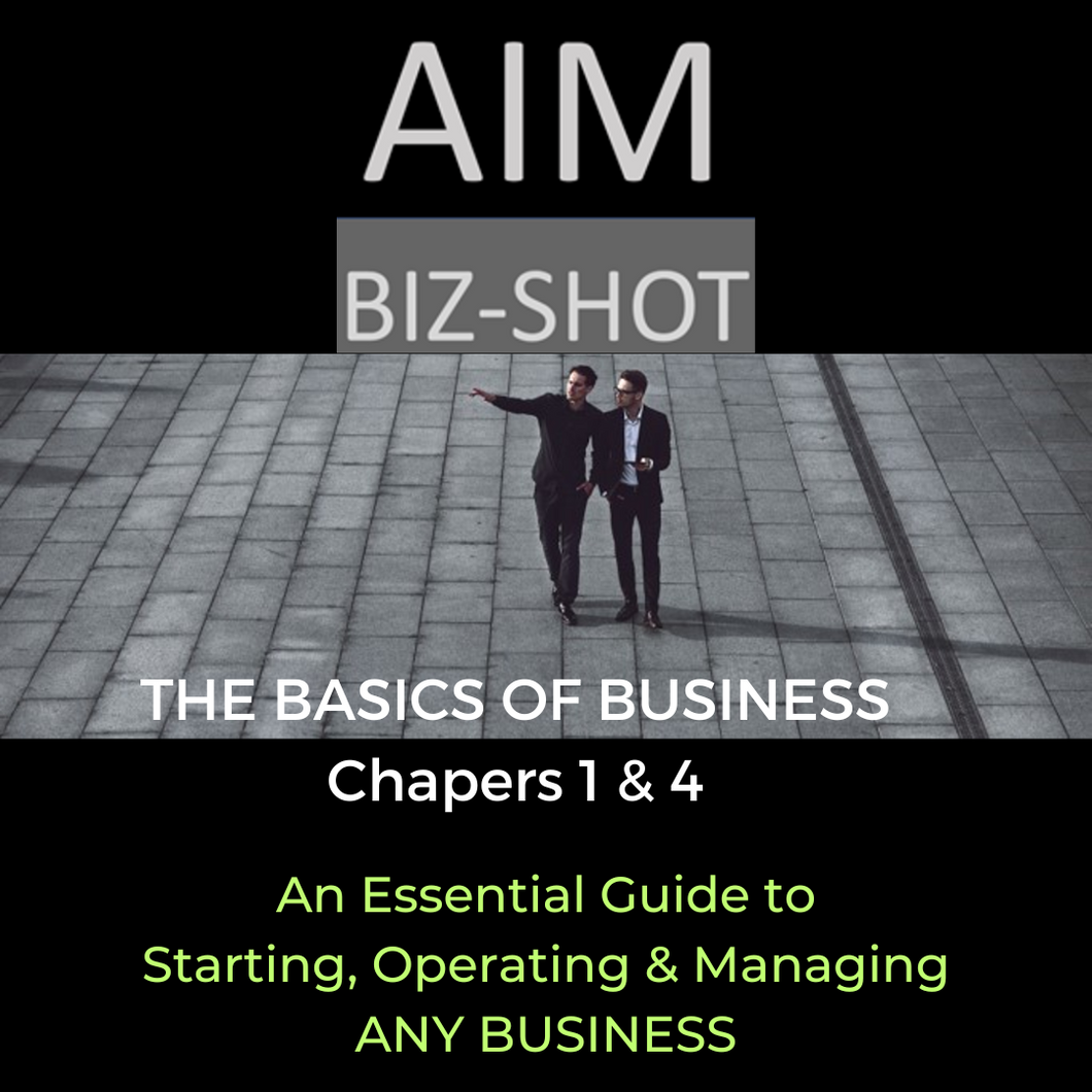 The Basics of Business - Part 1  & 4 ON SALE  DISCOUNTED