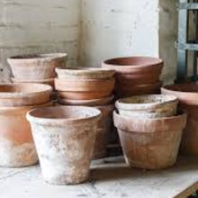 Fragrance Bulk Clay Pots  1 Litre