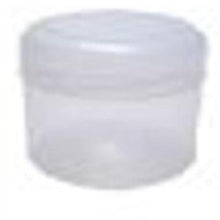 Plastic Cosmetic Euro Jar  Natural 250 mls