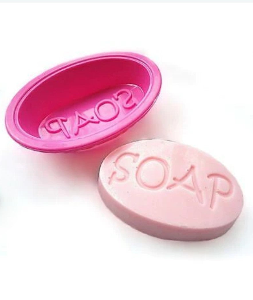 Silicone Soap Mould - Oval Soap Bar  SOAP  LY
