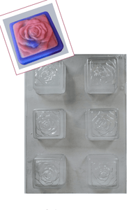 Soap Mould   PVC  Rose  sb215
