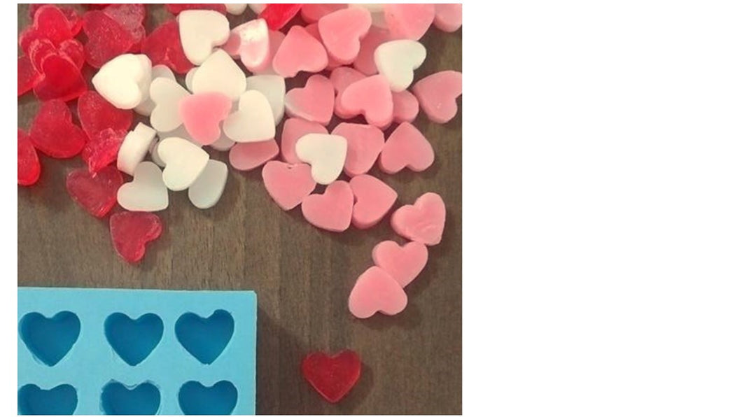 Soap Mould  Heart Inserts