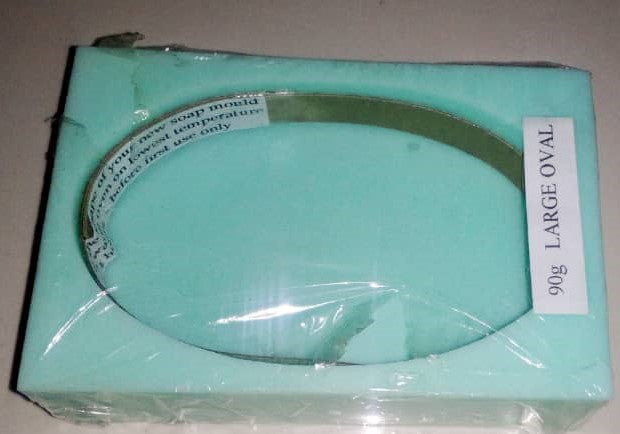 Soap Mould Silicone - Large Oval  001767